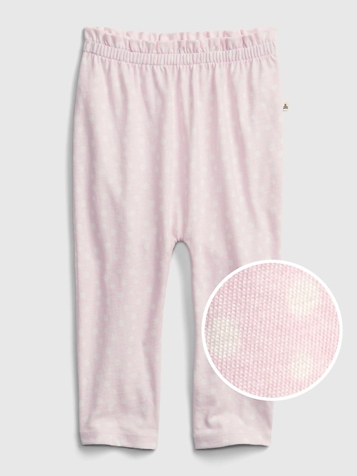 Image number 1 showing, Baby Organic Cotton Pull-On Pants