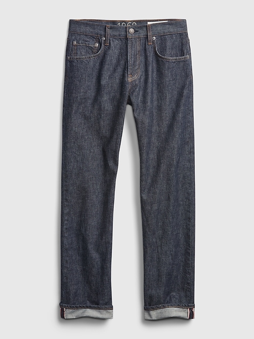2 of 8 showing, with the color rinse washed indigo of product Teen Limited Edition Made in the USA 1969 Premium Straight Fit Jeans with Washwell™