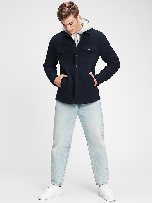Wool Shirt Jacket | Gap