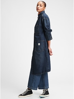 Gap denim hotsell trench coat