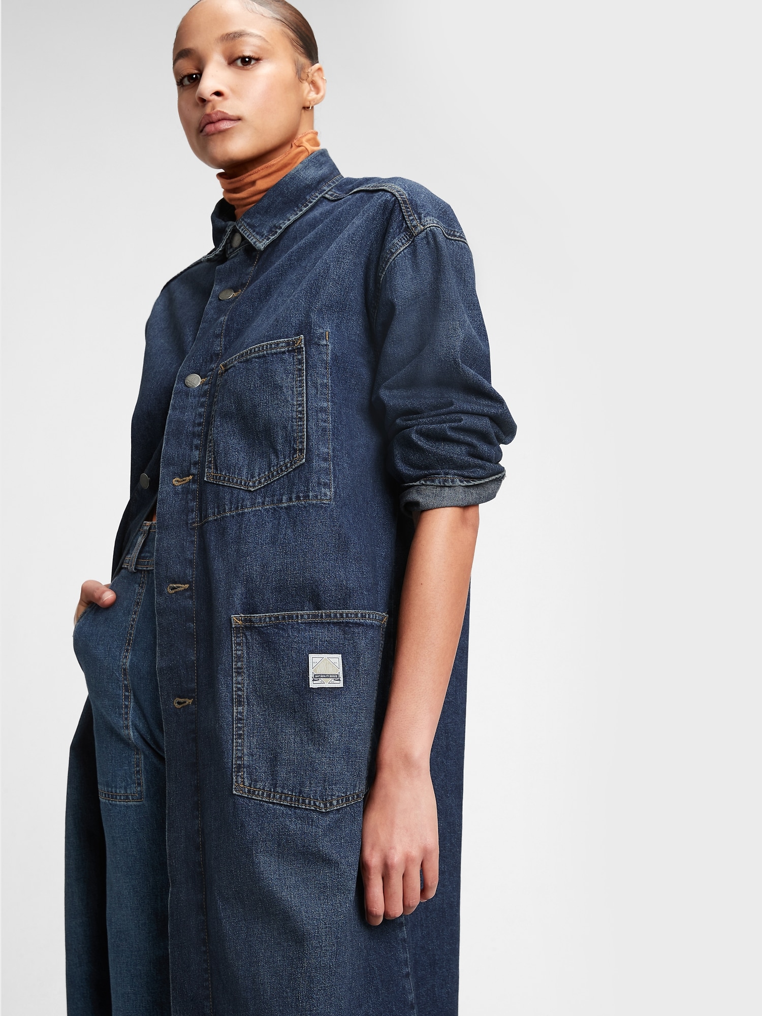 Gap shop denim duster