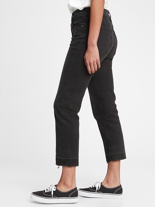 Image number 3 showing, High Rise Cheeky Straight Jeans