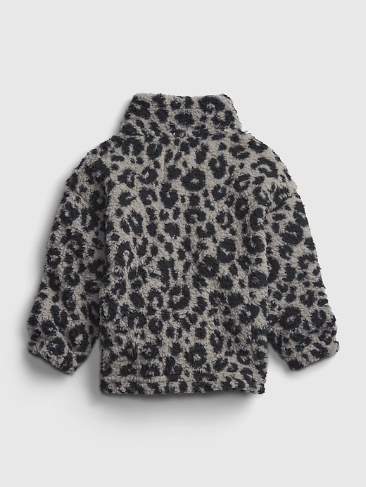 【PORTERNA】Baz Leopard Fleece Shearling Jacket Leopard Print Sherpa Jacket – Hazel and Layne