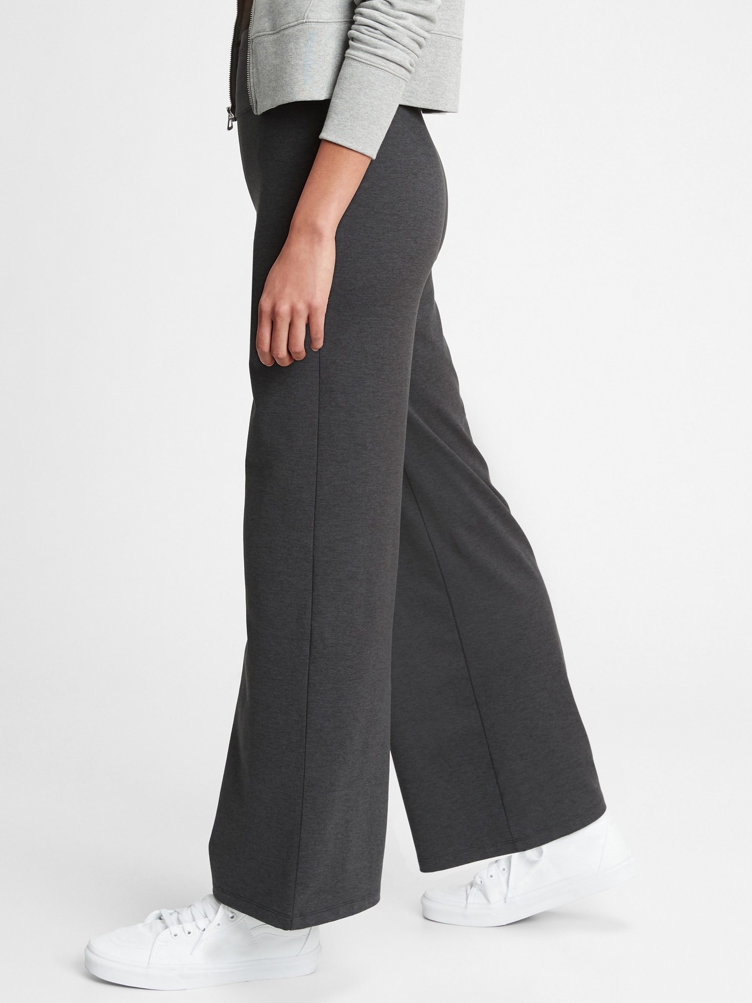 GapFit Brushed Tech Jersey Wide-Leg Pants | Gap GapFit Brushed Tech Jersey Wide-Leg Pants | Gap