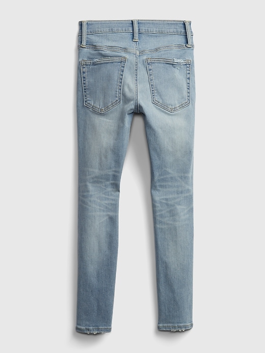 Image number 3 showing, Kids Recycled Super Skinny Jeans with Washwell&#153