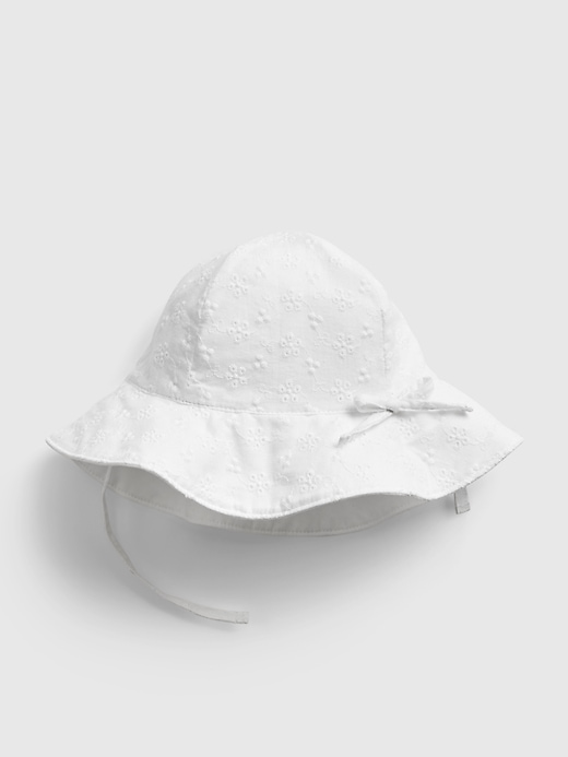 Image number 1 showing, Baby Eyelet Bucket Hat