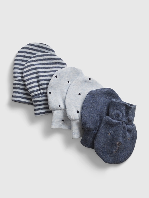 View large product image 1 of 1. Baby First Favorite Print Mittens (3-Pack)