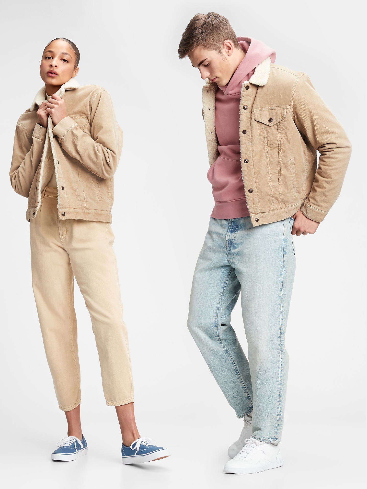 gap sherpa jacket mens