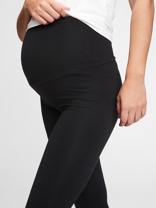 Image number 3 showing, Maternity Pure Body Full Panel Leggings