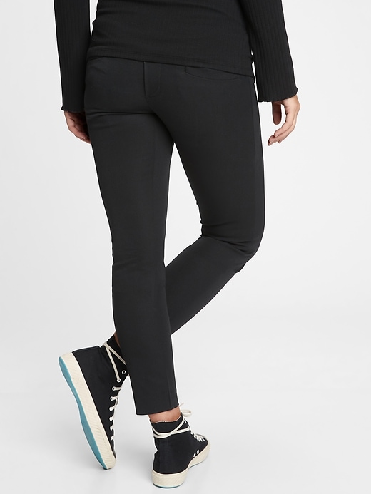 Image number 2 showing, Maternity Full Panel Skinny Pants with Bi-Stretch