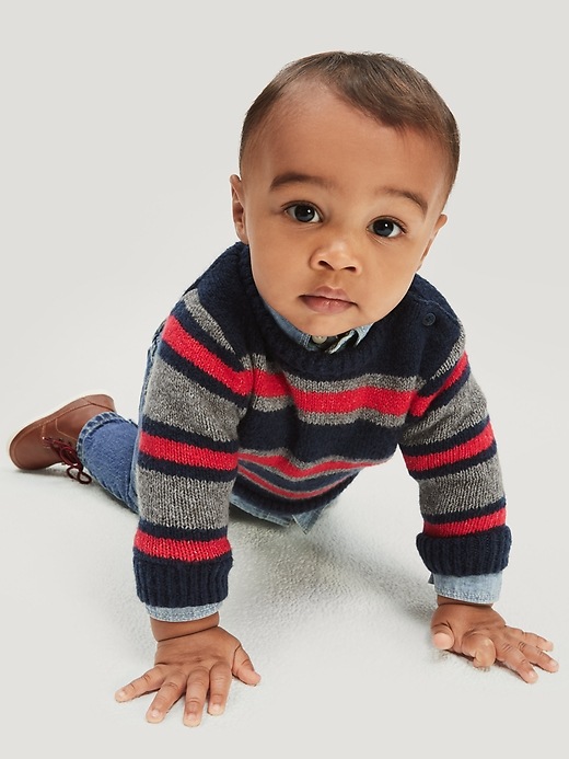 Image number 4 showing, Baby Crewneck Sweater