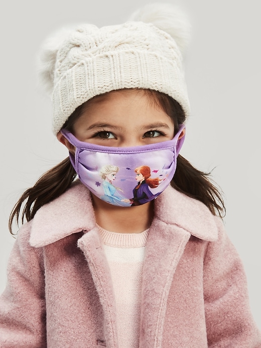 2 of 8 showing, with the color multi frozen of product Kids Disney Face Mask (3-Pack)