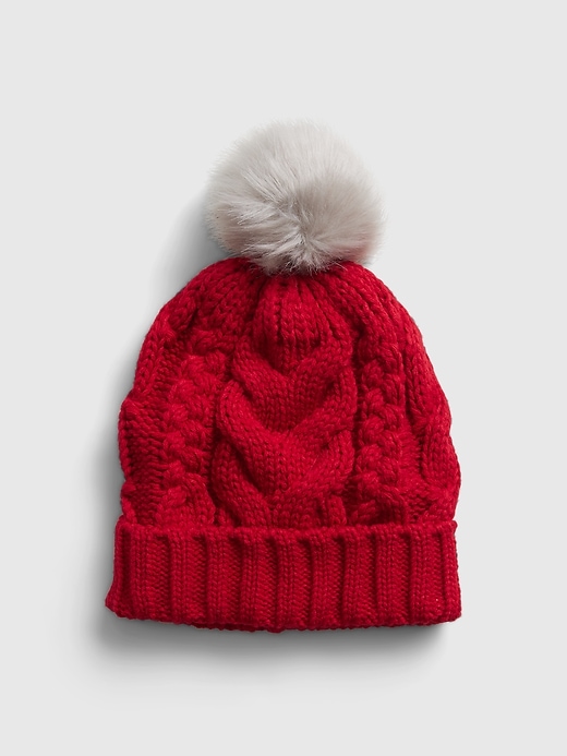 Kids cable knit hat deals