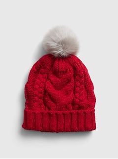 gap pom pom hat