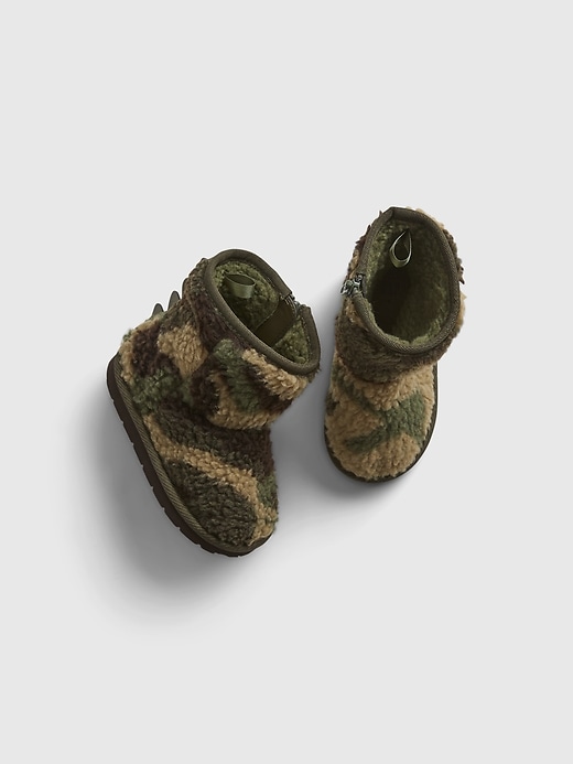 Image number 1 showing, Toddler Camo 3D Fleece Boots
