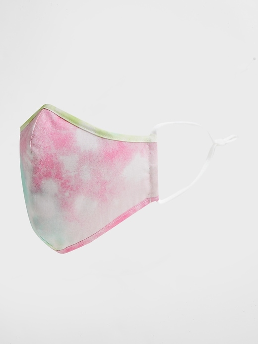 2 of 8 showing, with the color multi pink tie dye of product Adult Contour Mask with Filter Pocket (3-Pack)