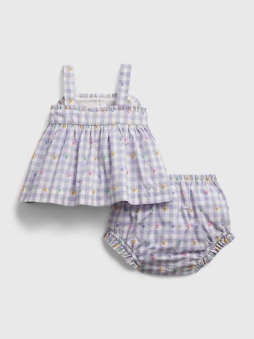 Image number 2 showing, Baby Gingham Outfit Set