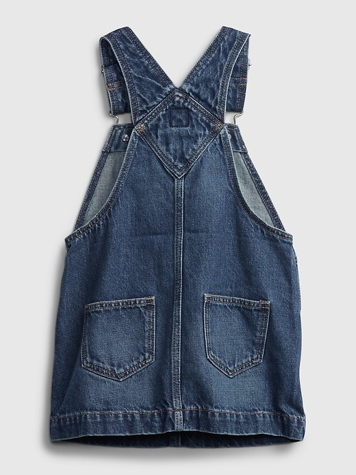 2 of 8 showing, with the color medium wash of product Toddler Denim Skirtall