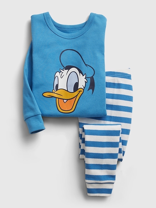 Image number 1 showing, babyGap &#124 Disney Donald Duck 100% Organic Cotton PJ Set