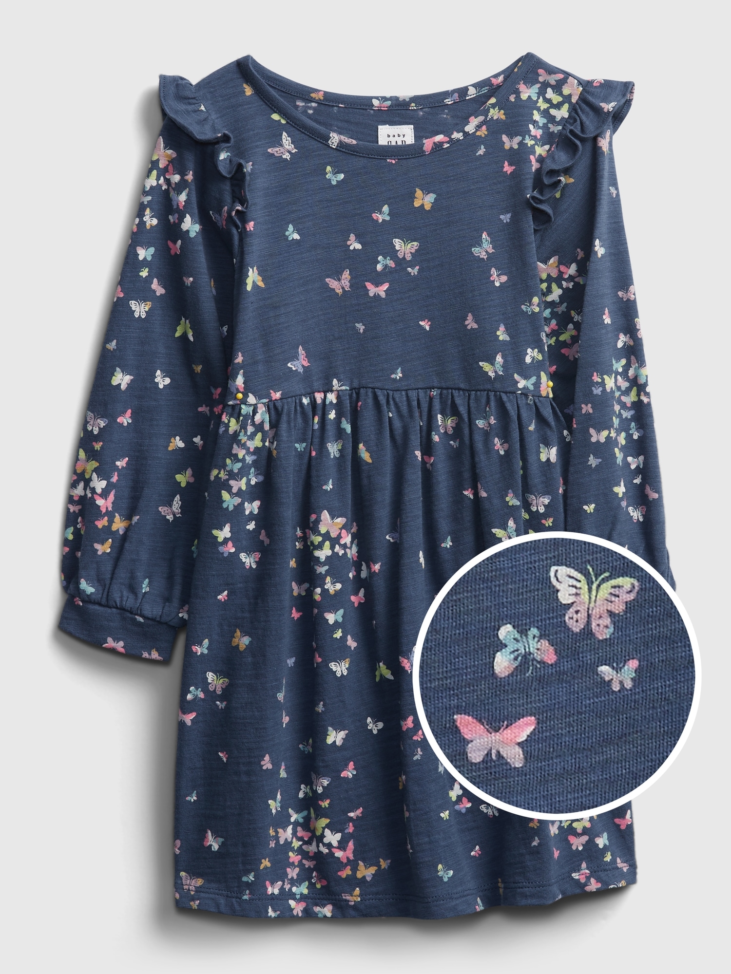 gap ruffle dress