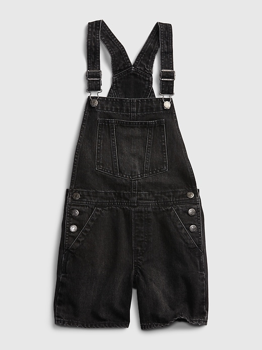 Image number 2 showing, Teen Black Denim Shortall