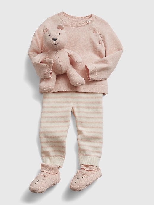 Image number 3 showing, Baby Sweater Outfit Set with Brannan Bear