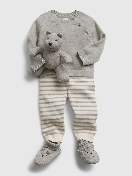 Image number 3 showing, Baby Sweater Outfit Set with Brannan Bear