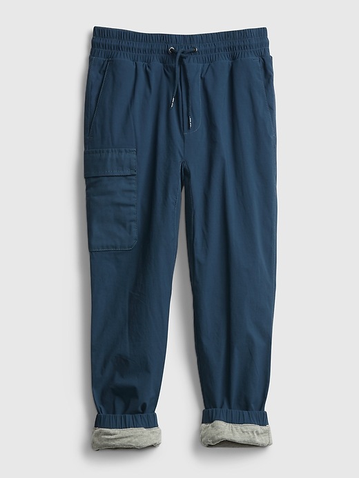 Image number 1 showing, Kids Lined Hybrid Pull-On Pants with QuickDry