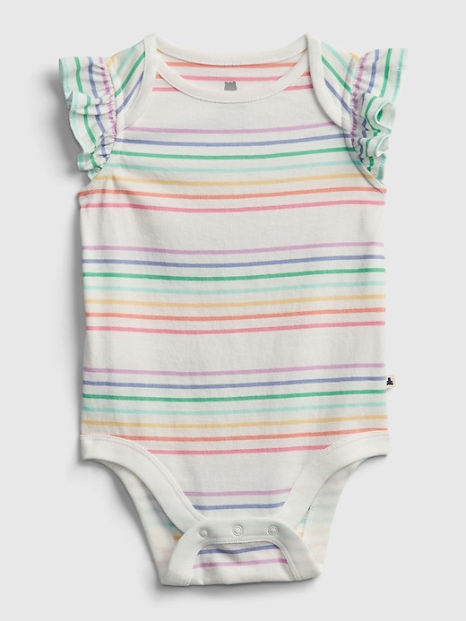 Image number 1 showing, Baby 100% Organic Cotton Mix and Match Print Bodysuit
