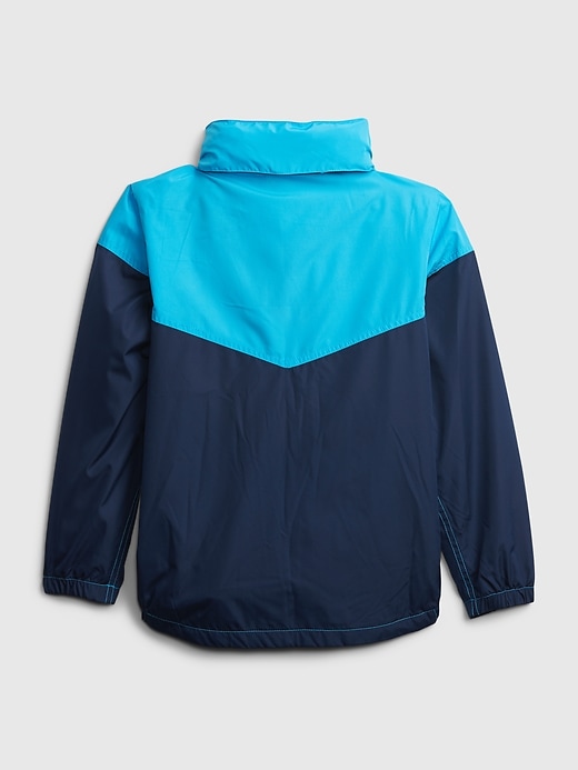 Image number 3 showing, Kids 100% Recycled Polyester Colorblock Windbuster
