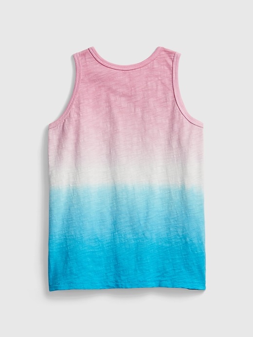 2 of 8 showing, with the color maiden pink of product Kids Dip-Dye Tank Top