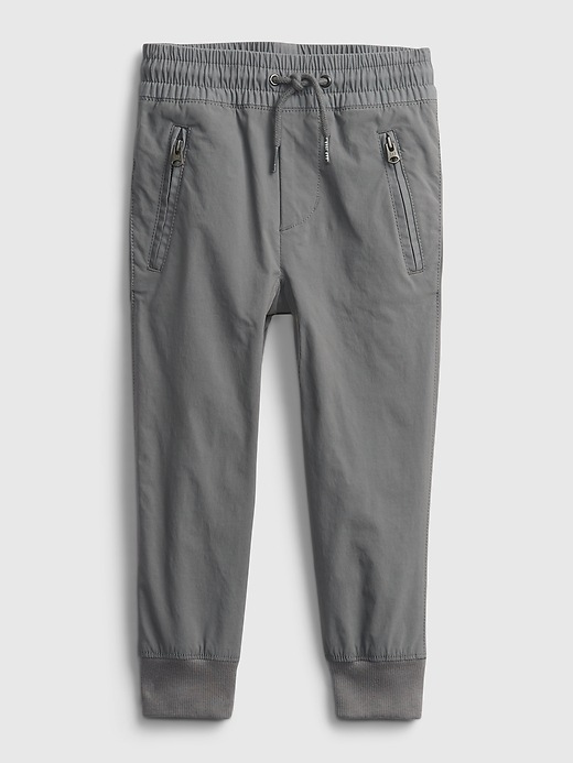 1 of 8 showing, with the color new shadow of product Toddler Hybrid Pull-On Joggers with QuickDry
