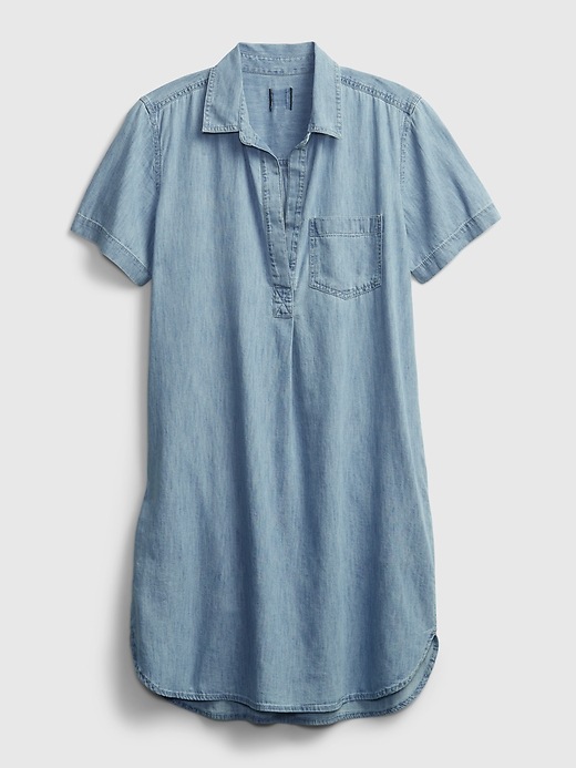 Image number 8 showing, Denim Popover Dress with Washwell&#153