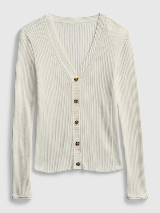 Image number 6 showing, Ribbed Cardigan