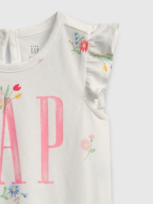 Image number 3 showing, Baby Gap Logo Shorty One-Piece