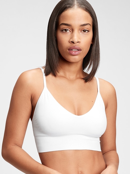 Image number 6 showing, Seamless Plunge Bralette