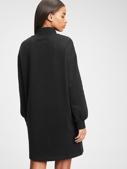 Image number 2 showing, Henley Sweatshirt Dress