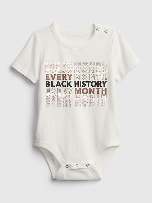 Image number 1 showing, Gap Collective Black History Month Baby 100% Organic Cotton Bodysuit