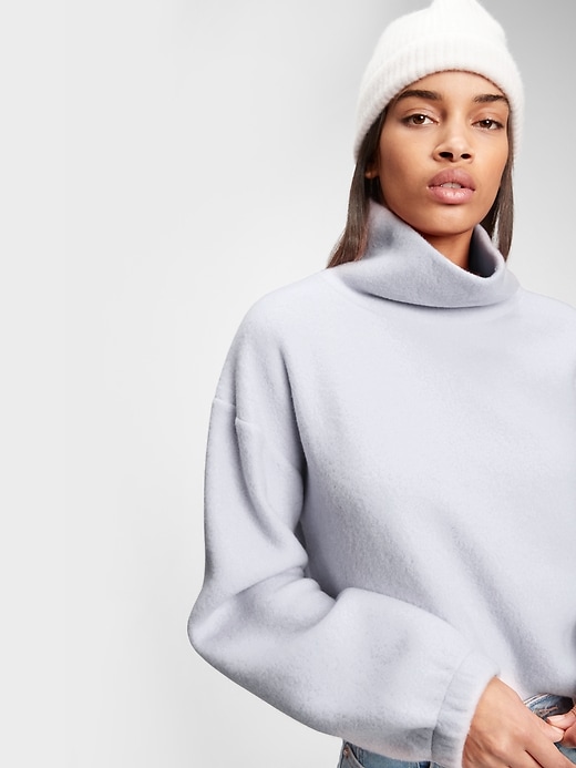 Image number 8 showing, Fleece Turtleneck Sweatshirt