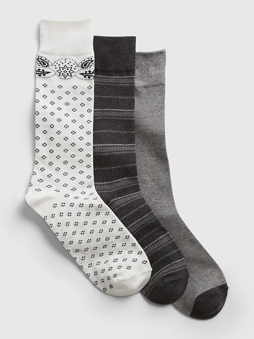 View large product image 1 of 1. Crew Socks (3-pack)