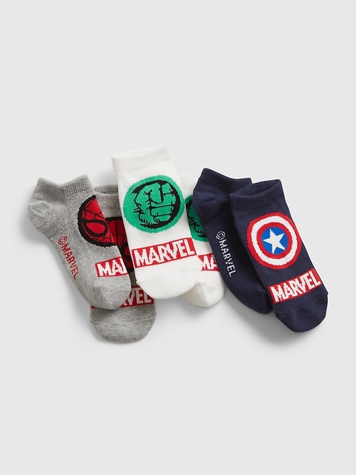 View large product image 1 of 1. GapKids &#124 Marvel No-Show Socks