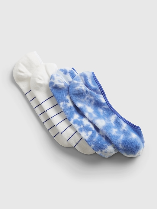 1 of 8 showing, with the color blue tie dye of product No-Show Socks (2-Pack)