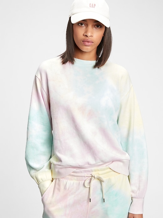 Image number 1 showing, Vintage Soft Balloon Sleeve Crewneck Sweatshirt