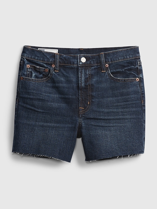 Image number 8 showing, 4'' High Rise Denim Shorts with Washwell&#153