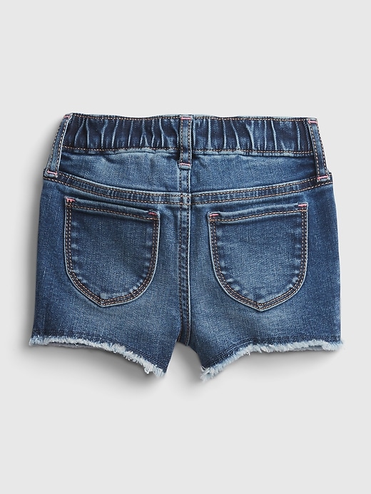 2 of 8 showing, with the color minnie mouse of product babyGap &#124 Disney Minnie Mouse Denim Shorts with Washwell™