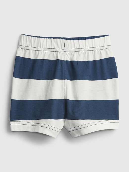BabyGap Gap 2-Pack Mix and Match Pull-On Baby Shorts Grey and Navy