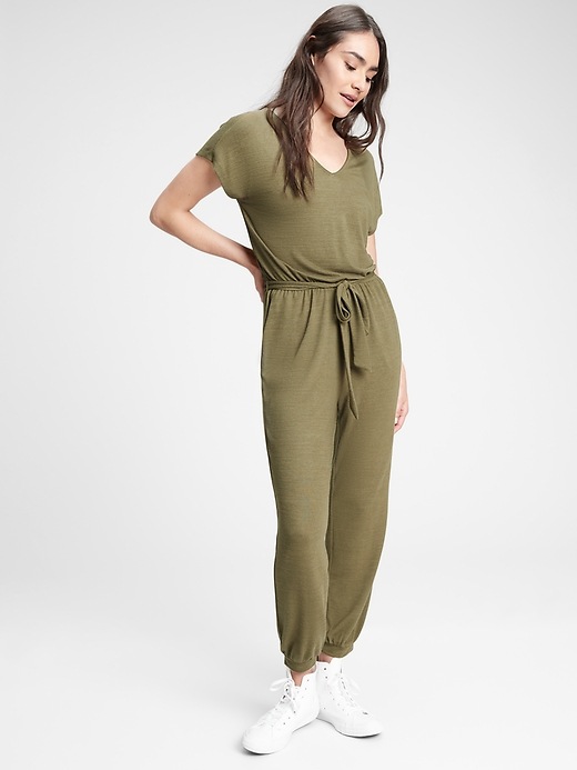 Gap Softspun Drapey Jumpsuit