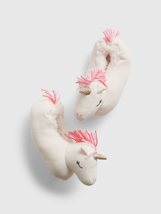 Image number 1 showing, Toddler Unicorn Slippers