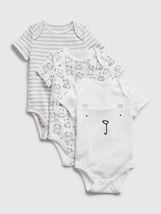 Image number 1 showing, Baby Bear Bodysuit (3-Pack)