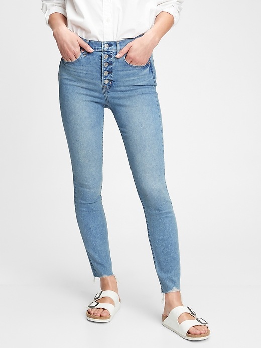 Image number 3 showing, High Rise True Skinny Jeans with Secret Smoothing Pockets With Washwell&#153